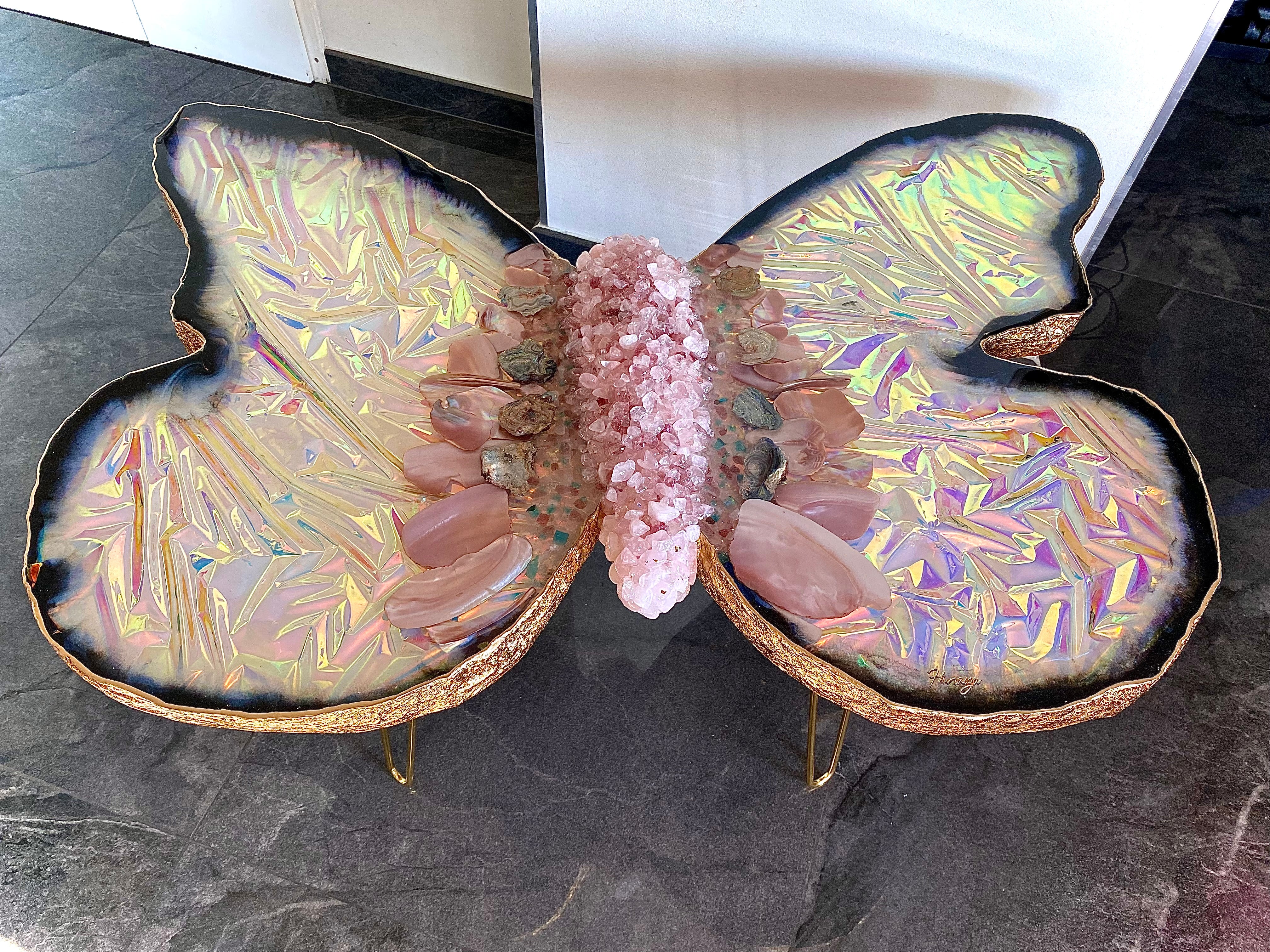 Butterfly inspired table