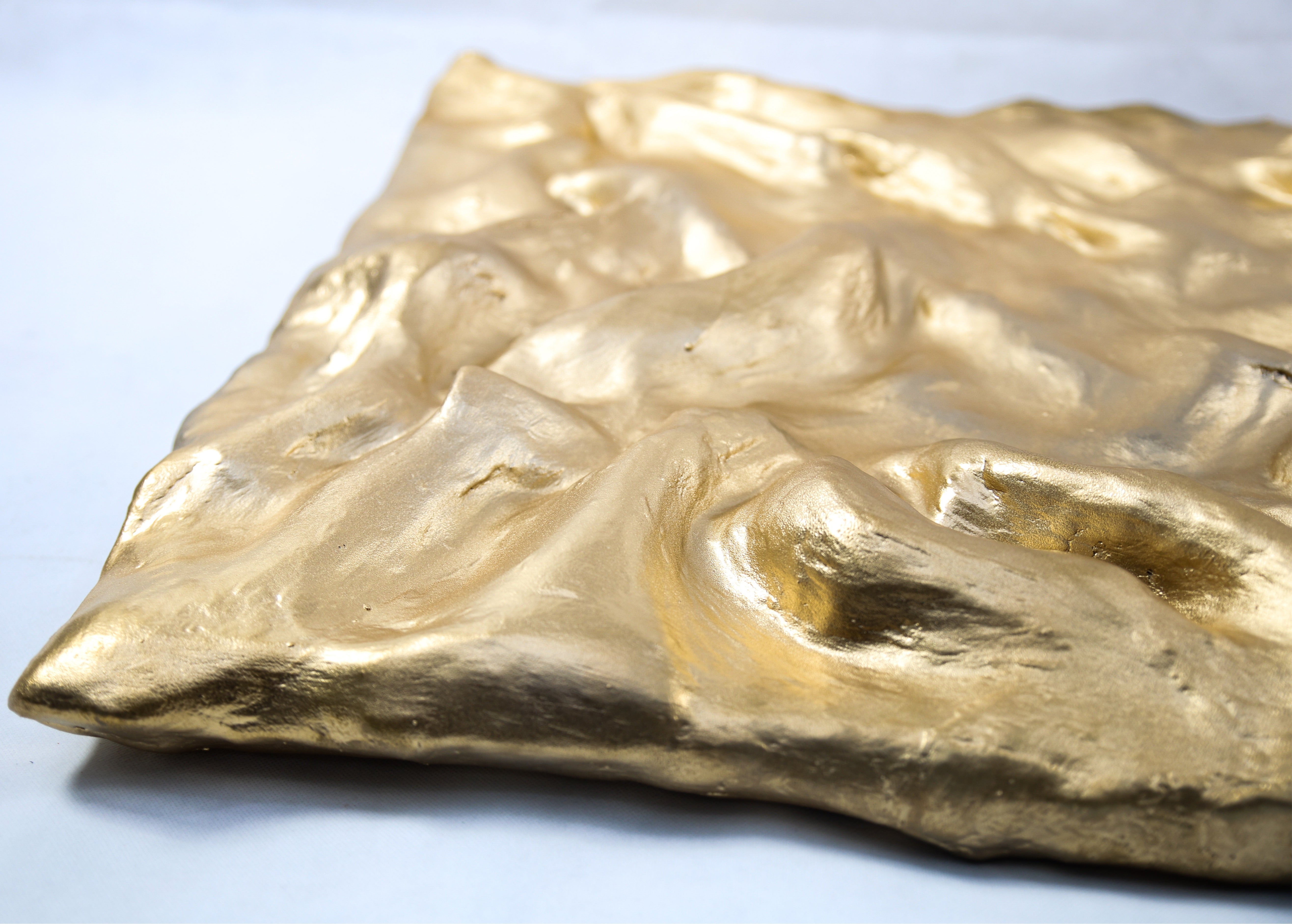 Gold bar - sculpture wall art