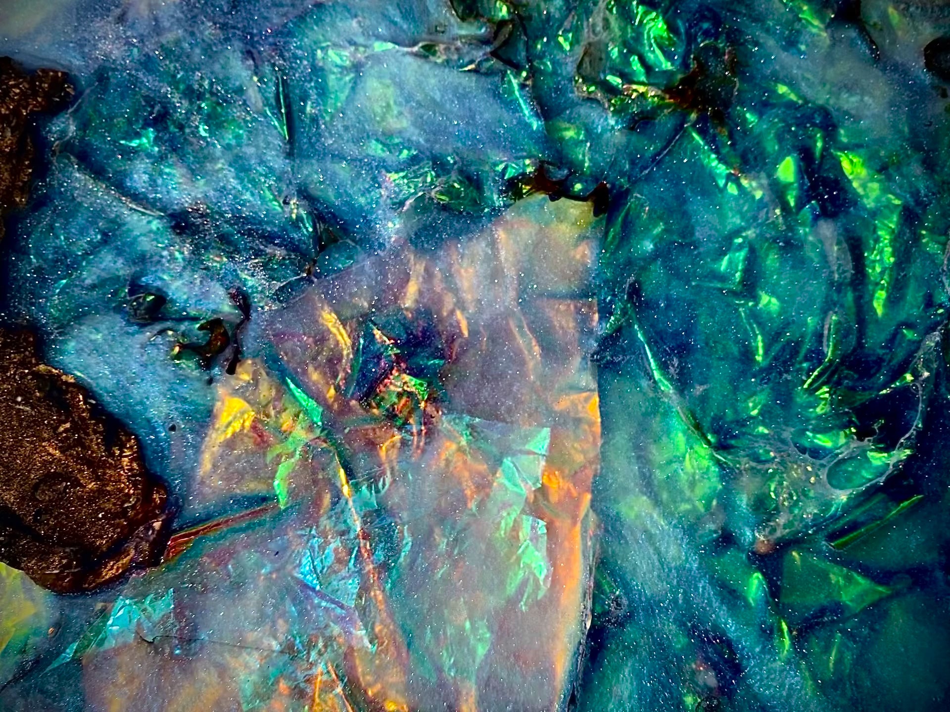 opal inspired wall art