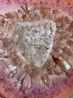 Load image into Gallery viewer, MOTHER OF PEARL GEODE TABLE
