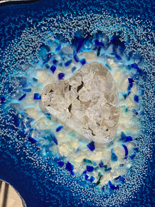 BLUE GEODE TABLE