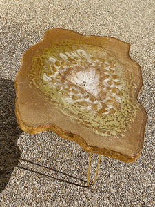 Geode of Gold table