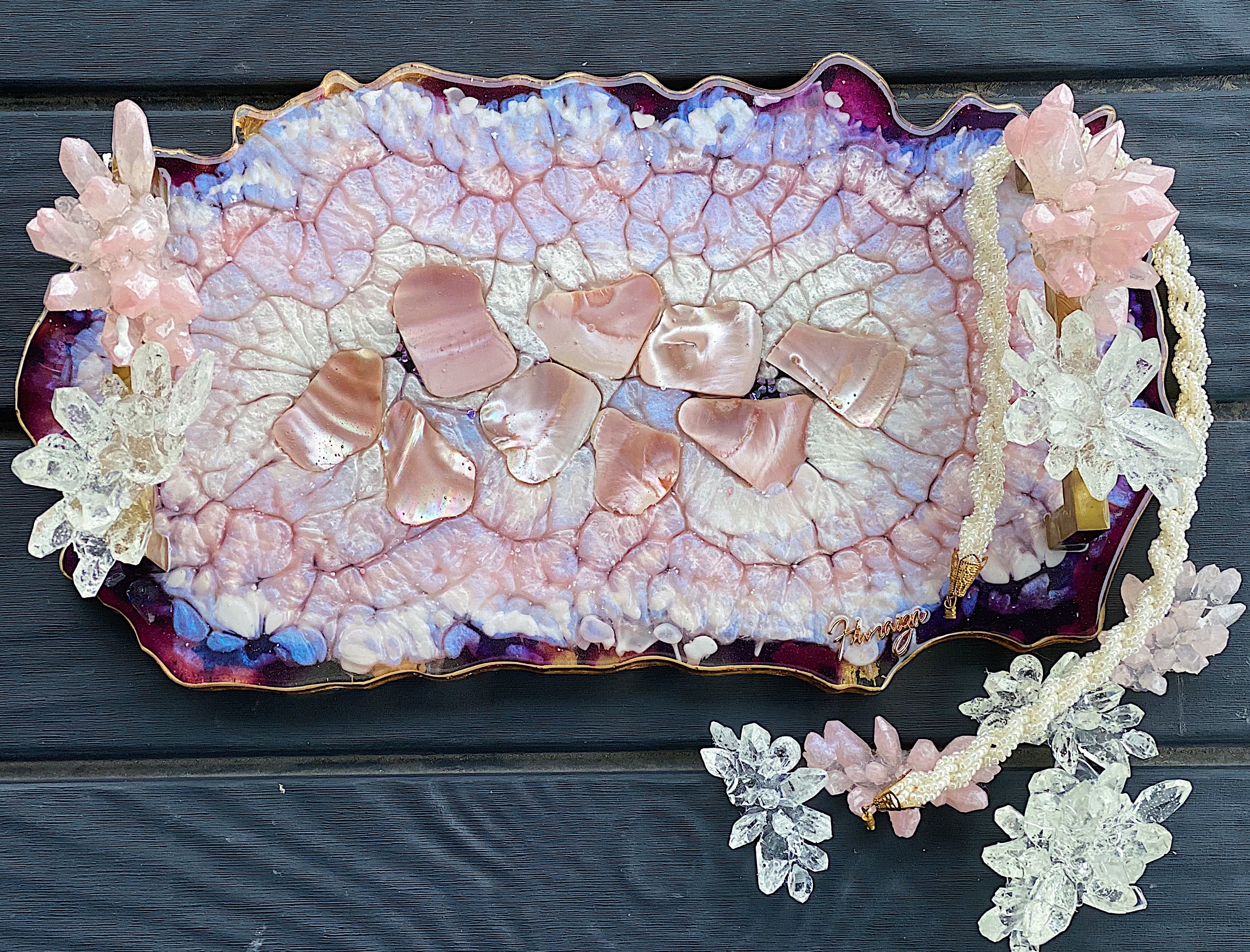 Purple colour blast tray