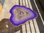 Load image into Gallery viewer, Amethysts Geode table
