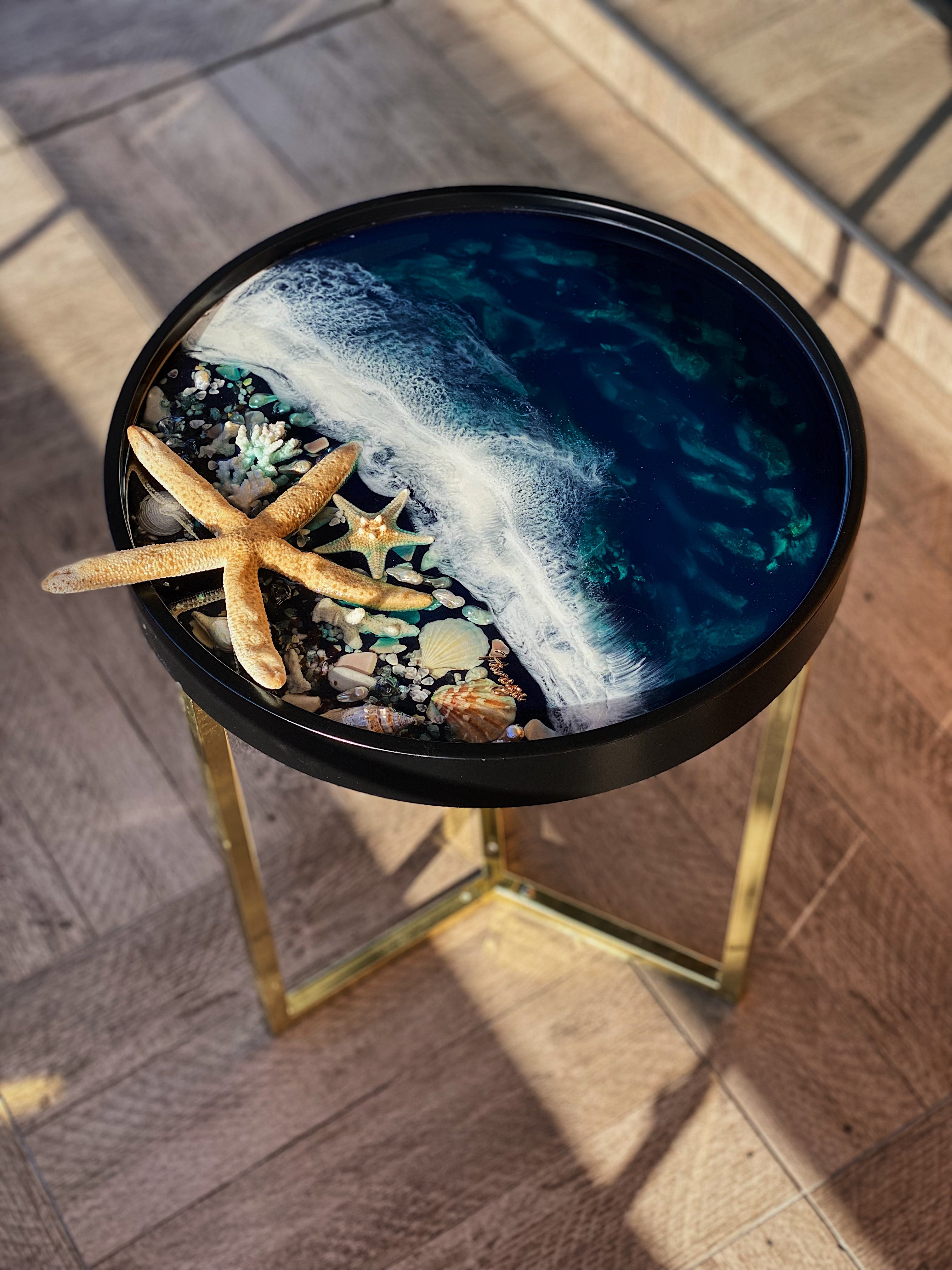 Emerald beach inspired table