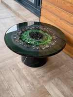 Load image into Gallery viewer, Customised Green marble table
