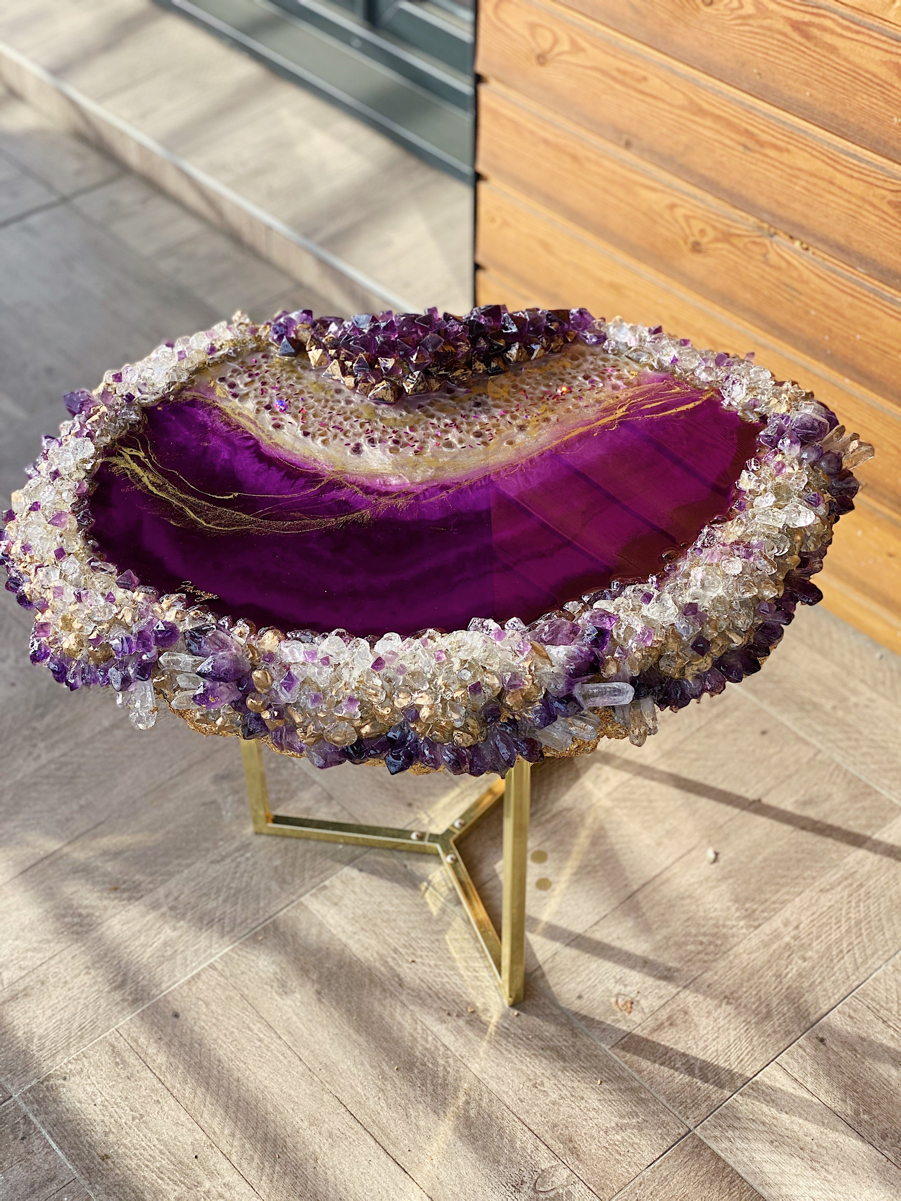 Limited edition Amethysts inspired table